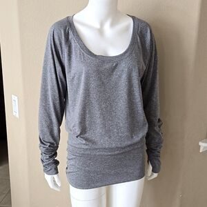 Champion Heather Grey yoga/athletic top